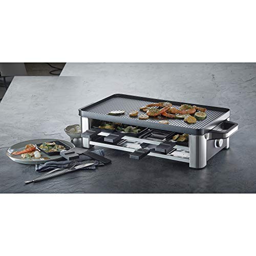 Raclett Lono Raclette 8 Personen, 1500 W, edelstahl matt