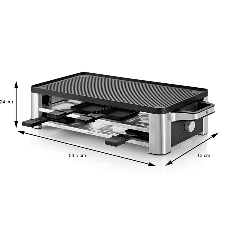 Raclett Lono Raclette 8 Personen, 1500 W, edelstahl matt